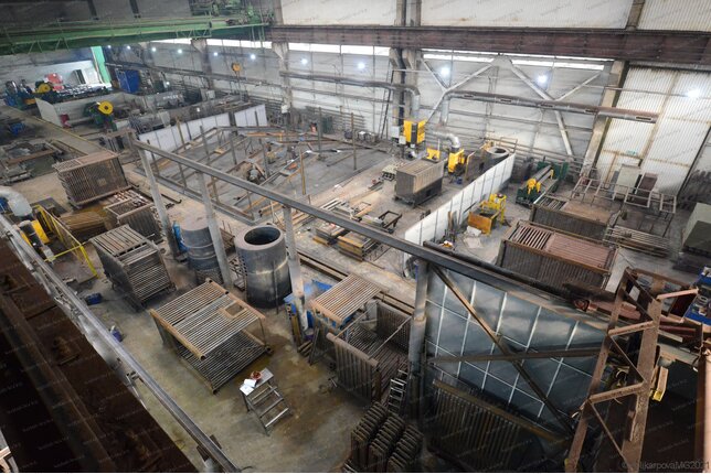 Газовый котел 700 кВт производство