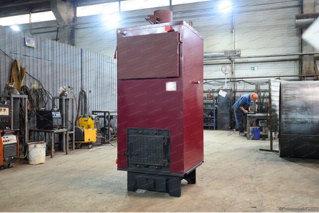 Твердотопливный котел 200 кВт - изготовление